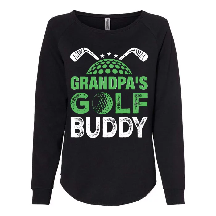 Grandpas Golf Buddy Fathers Day Womens California Wash Sweatshirt