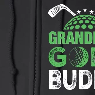 Grandpas Golf Buddy Fathers Day Full Zip Hoodie