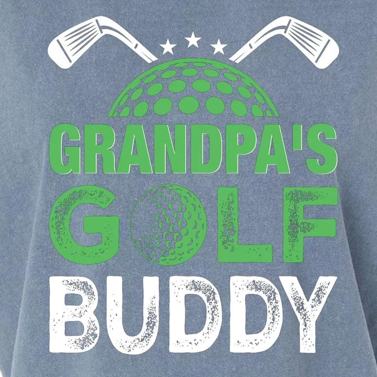 Grandpas Golf Buddy Fathers Day Garment-Dyed Women's Muscle Tee