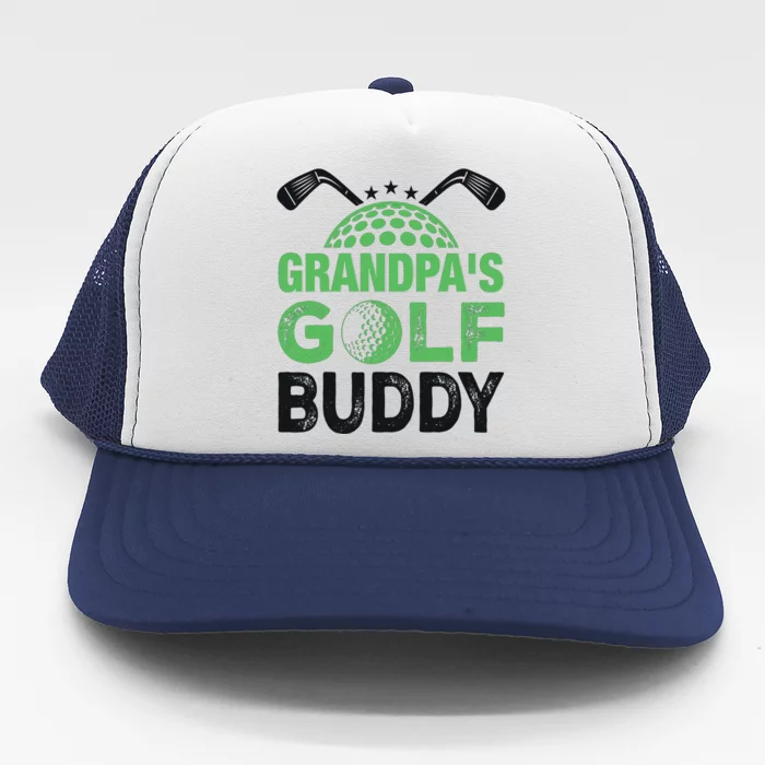 Grandpas Golf Buddy Fathers Day Trucker Hat