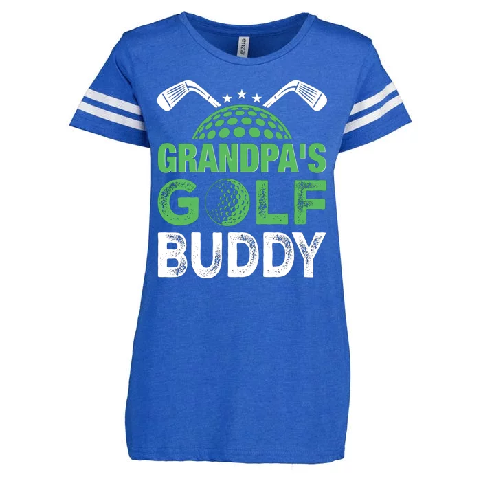 Grandpas Golf Buddy Fathers Day Enza Ladies Jersey Football T-Shirt