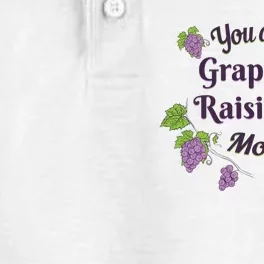 Grape Job Raisin Me Funny Mom Dry Zone Grid Performance Polo