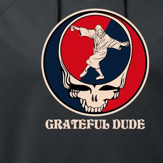 Grateful Dude Skull Performance Fleece Hoodie