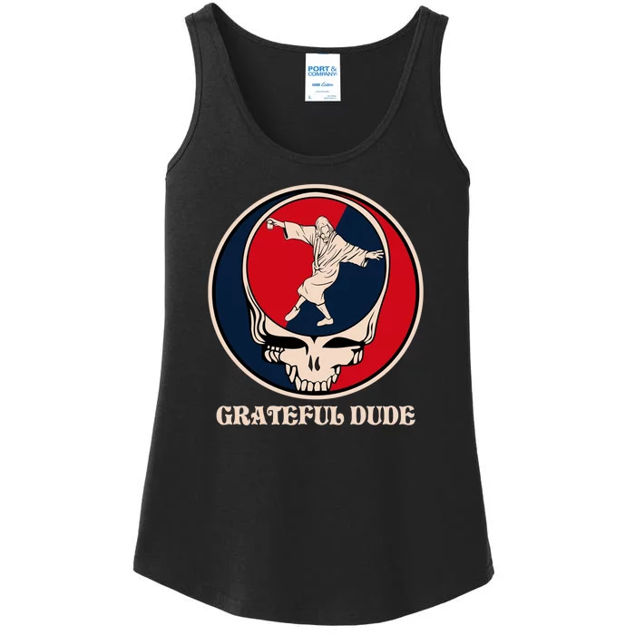 Grateful Dude Skull Ladies Essential Tank