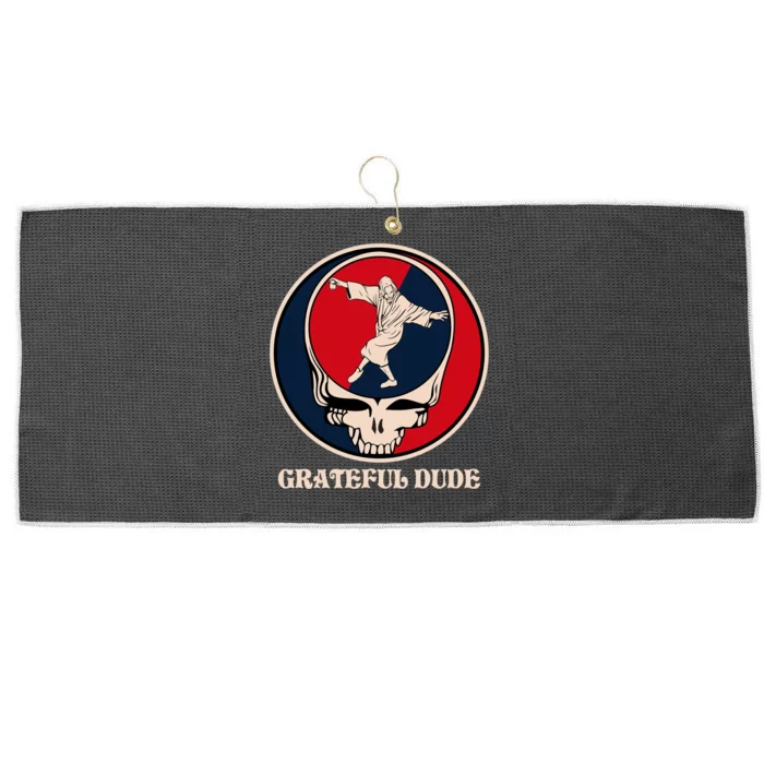 Grateful Dude Skull Large Microfiber Waffle Golf Towel