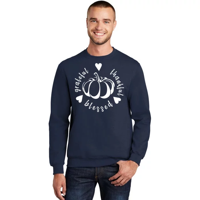 Grateful Faithful Blessed Tall Sweatshirt