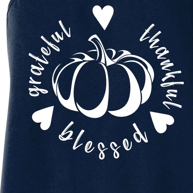 Grateful Faithful Blessed Women's Racerback Tank