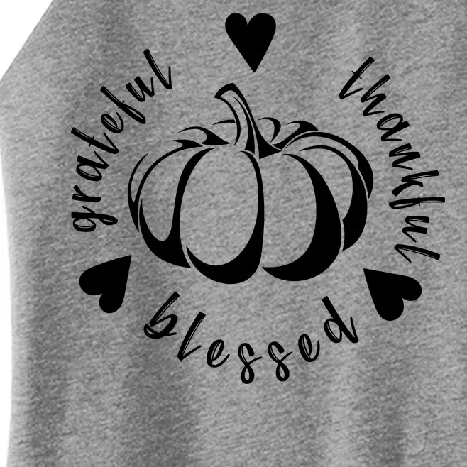 Grateful Faithful Blessed Women’s Perfect Tri Rocker Tank