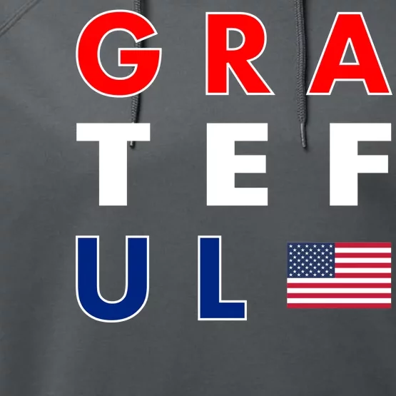 Grateful for America Performance Fleece Hoodie