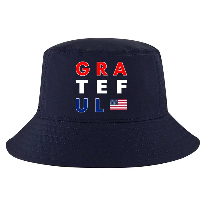 Grateful for America Cool Comfort Performance Bucket Hat