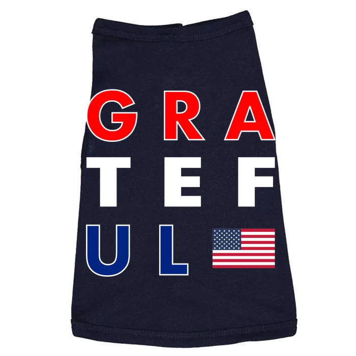 Grateful for America Doggie Tank