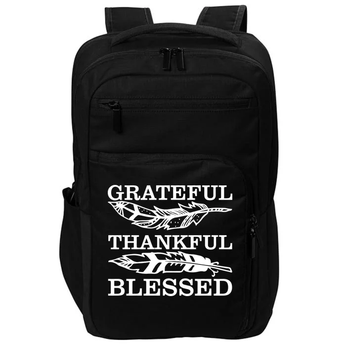 Grateful Thankful And Blessed Impact Tech Backpack