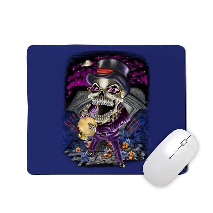 Graveyard Death Skull Mousepad