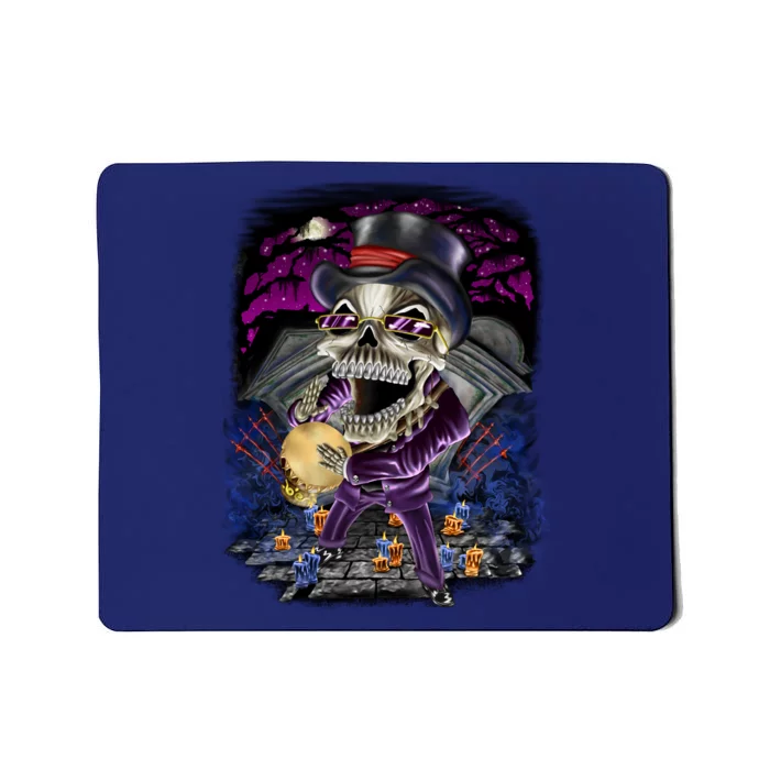 Graveyard Death Skull Mousepad