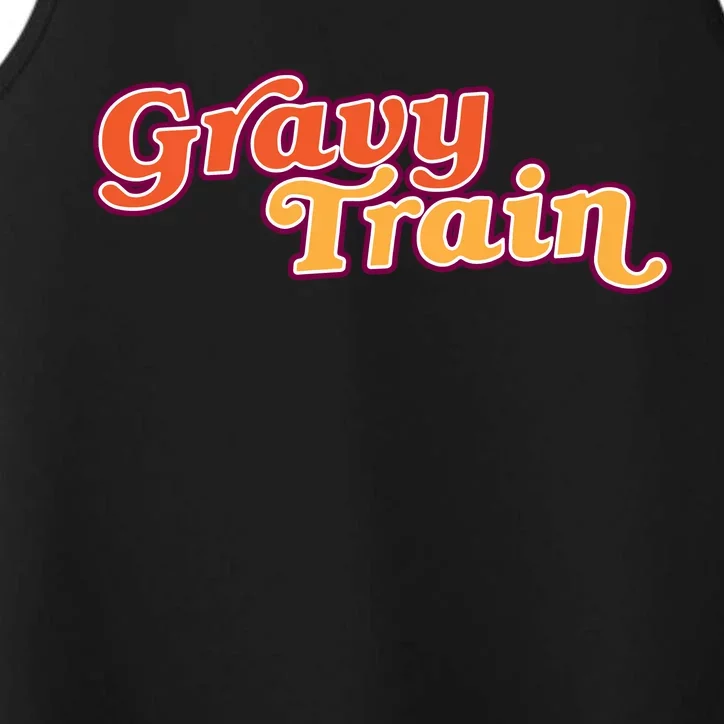 Gravy Train Retro Thanksgiving Performance Tank