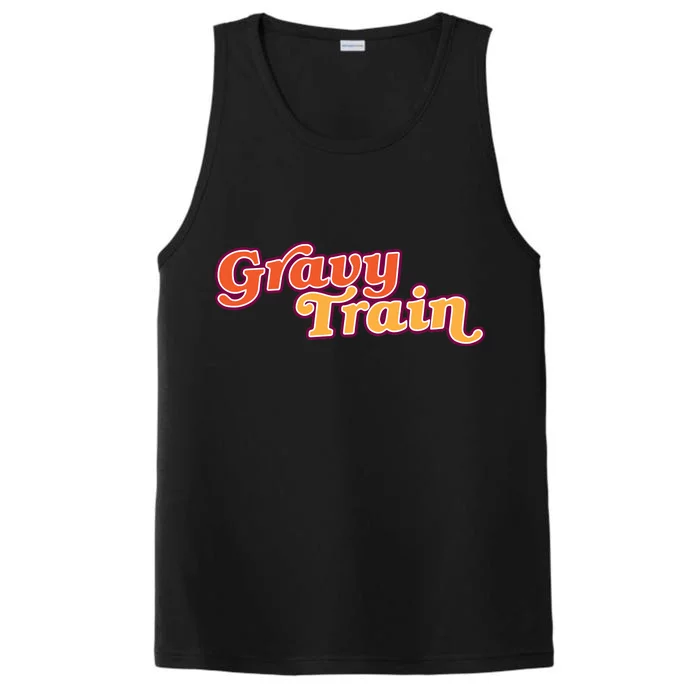 Gravy Train Retro Thanksgiving Performance Tank