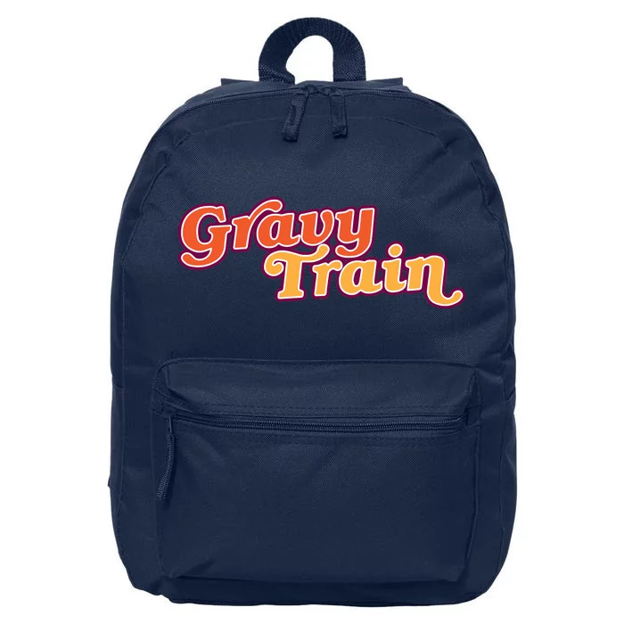 Gravy Train Retro Thanksgiving 16 in Basic Backpack