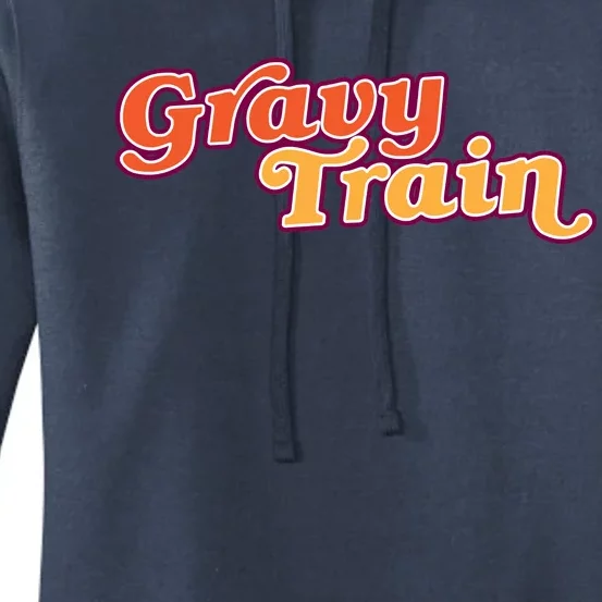 Gravy Train Retro Thanksgiving Women's Pullover Hoodie