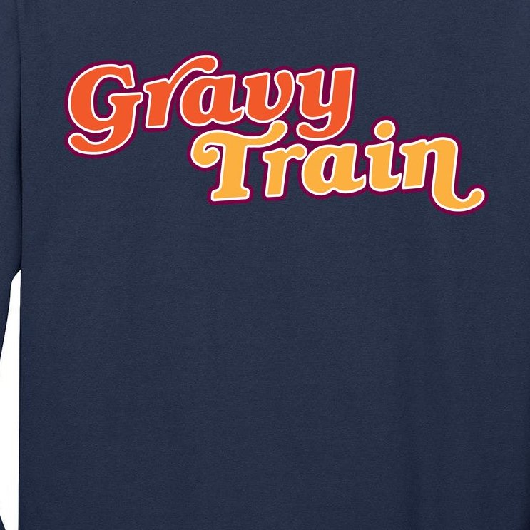 Gravy Train Retro Thanksgiving Tall Long Sleeve T-Shirt