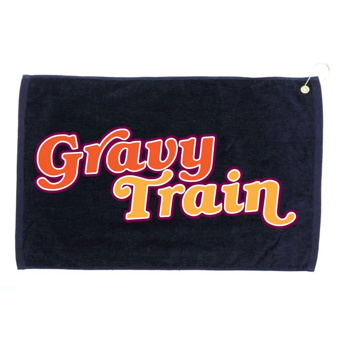 Gravy Train Retro Thanksgiving Grommeted Golf Towel