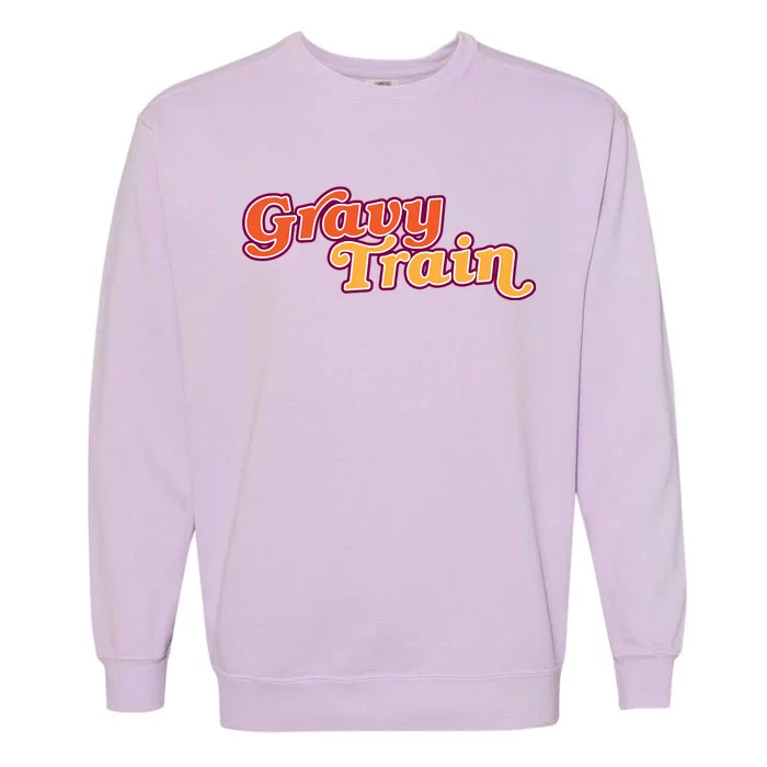 Gravy Train Retro Thanksgiving Garment-Dyed Sweatshirt