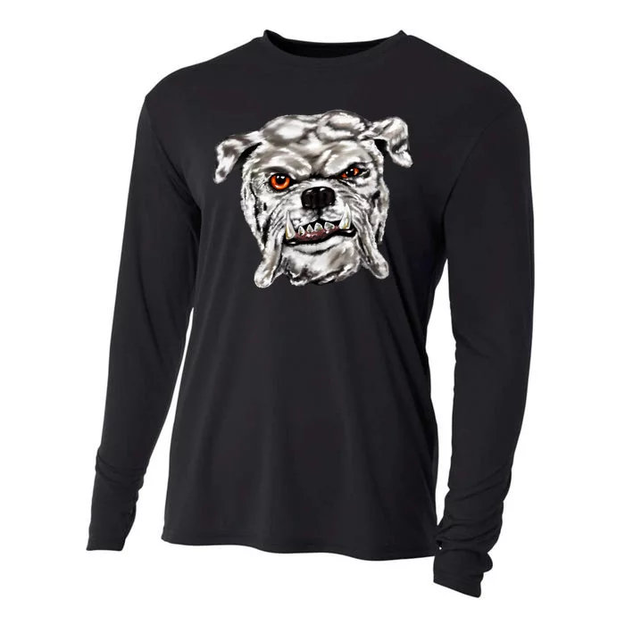 Gray Bulldog Cooling Performance Long Sleeve Crew