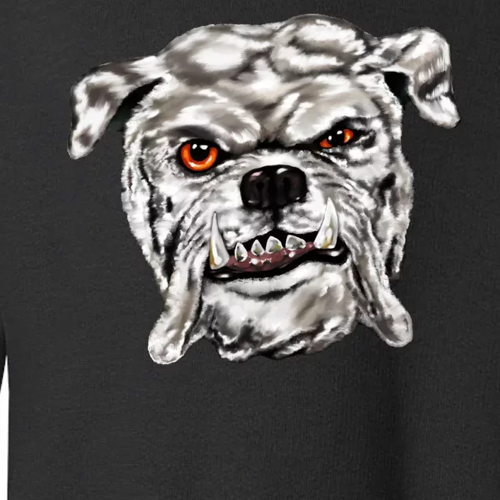 Gray Bulldog Toddler Sweatshirt