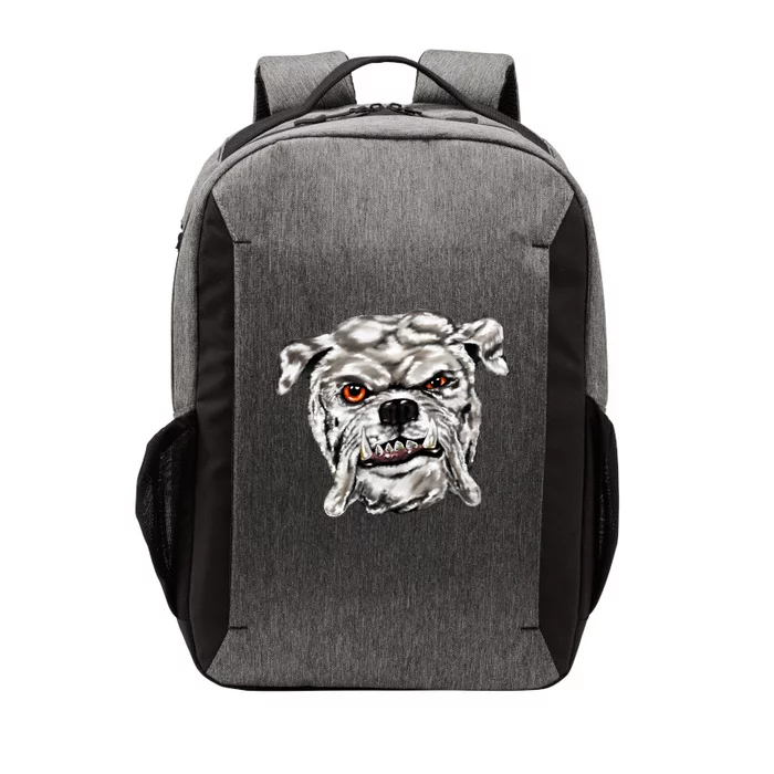 Gray Bulldog Vector Backpack