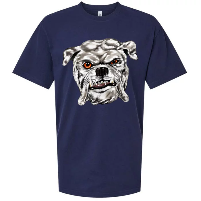 Gray Bulldog Sueded Cloud Jersey T-Shirt