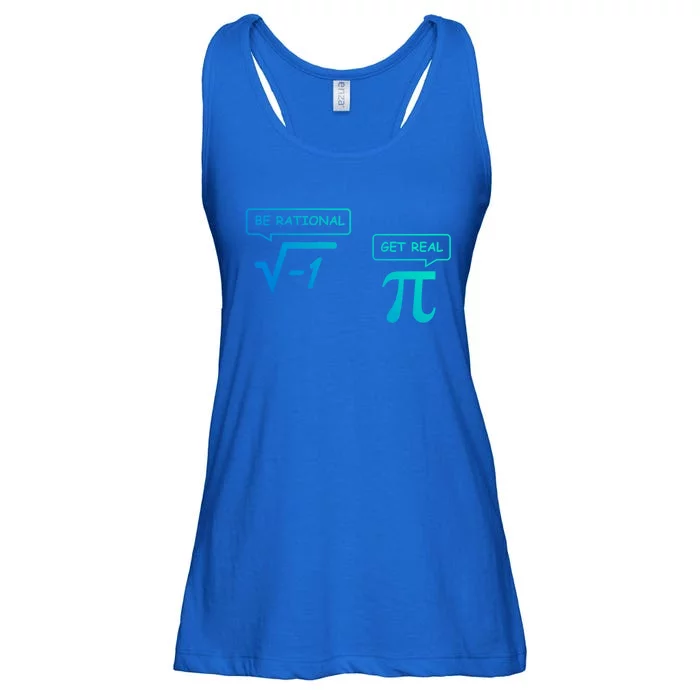 Get Real Be Rational Funny Math Jokes Great Gift Ladies Essential Flowy Tank