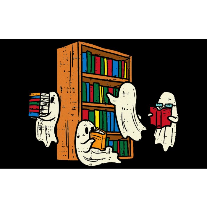 Ghosts Reading Books Teacher Halloween Librarian Boooks Bumper Sticker