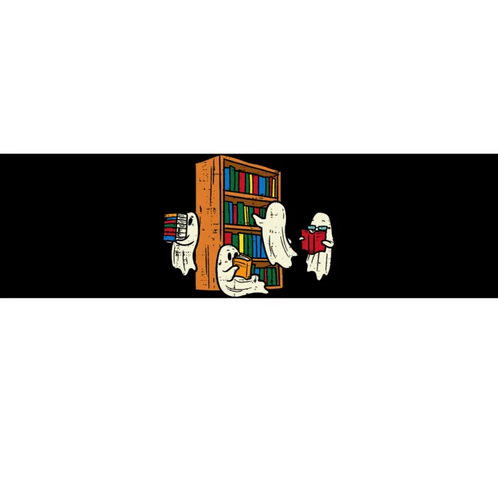 Ghosts Reading Books Teacher Halloween Librarian Boooks Bumper Sticker