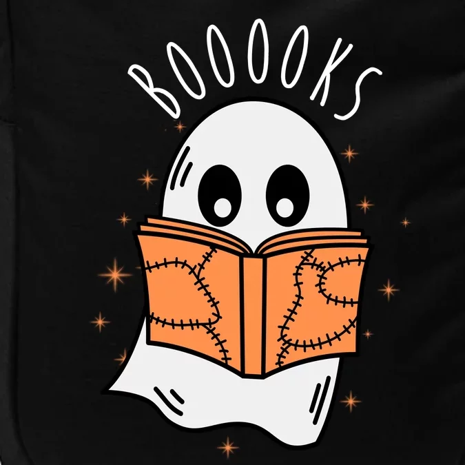 Ghost Reading Books Halloween Impact Tech Backpack