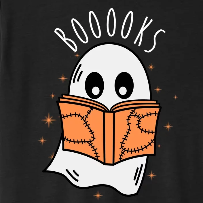 Ghost Reading Books Halloween ChromaSoft Performance T-Shirt