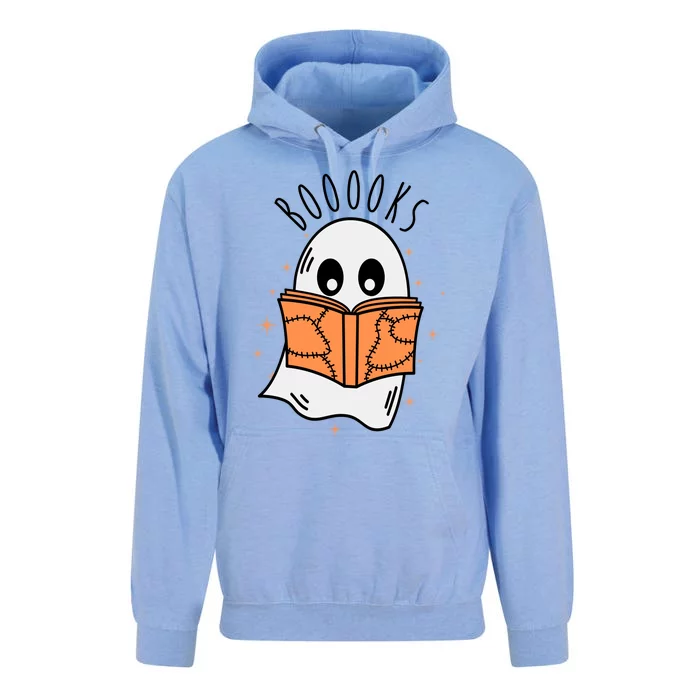 Ghost Reading Books Halloween Unisex Surf Hoodie