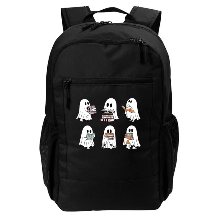 Ghost Reading Books Bookish Halloween Daily Commute Backpack