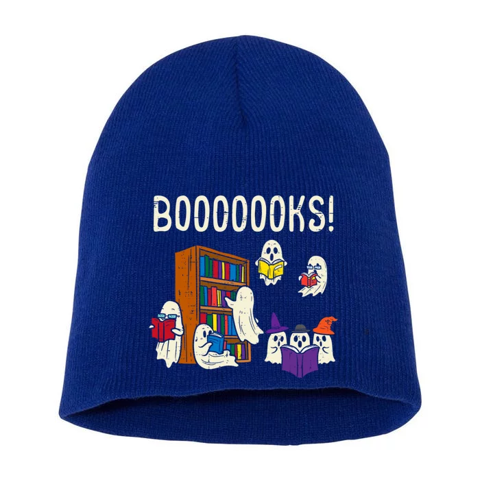 Ghosts Reading Books Teacher Halloween Librarian Boooks Meaningful Gift Short Acrylic Beanie