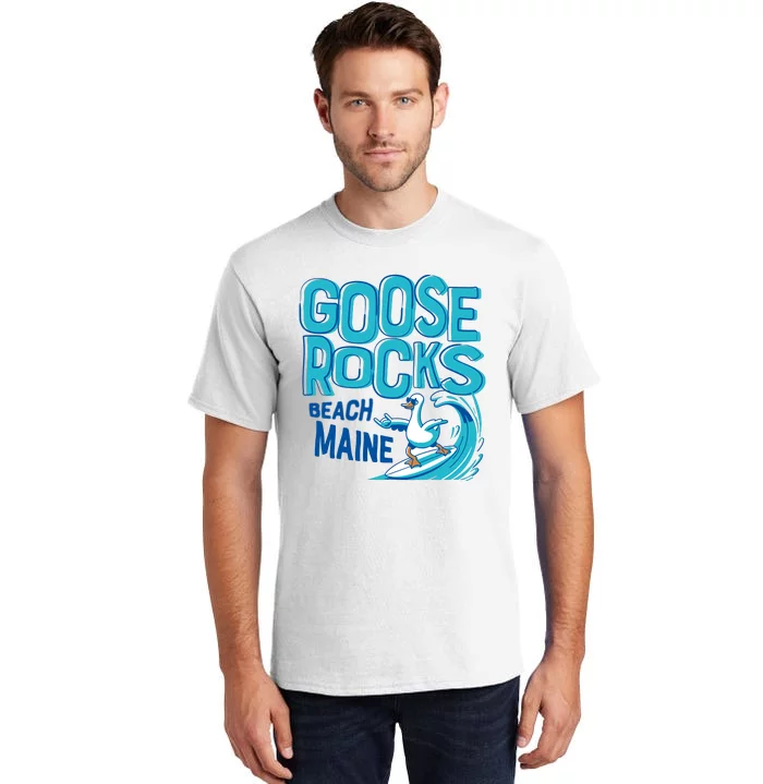 Goose Rocks Beach Maine Tall T-Shirt