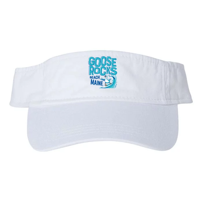 Goose Rocks Beach Maine Valucap Bio-Washed Visor