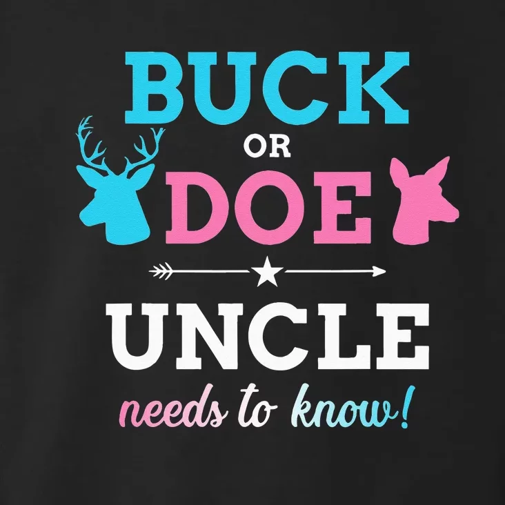 Gender reveal buck or doe uncle matching baby party Toddler Hoodie