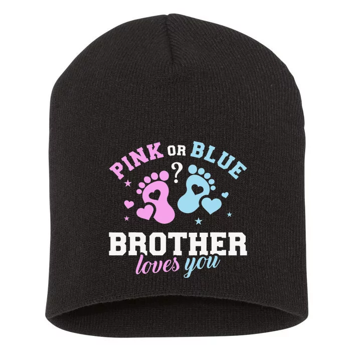 Gender reveal brother Short Acrylic Beanie