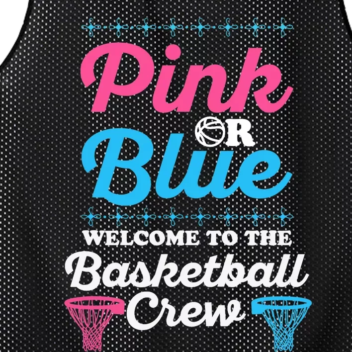 Gender Reveal Basketball Design for a Basketball Family Mesh Reversible Basketball Jersey Tank