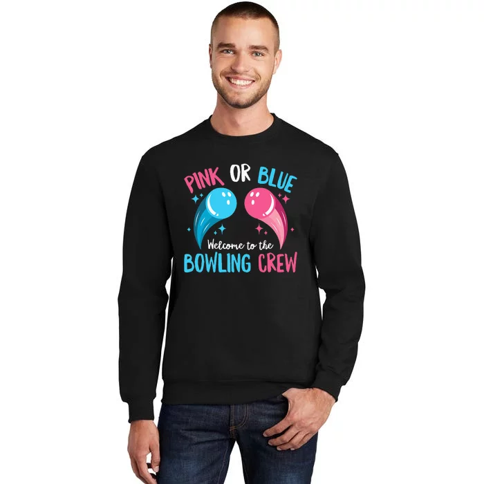 Gender Reveal Bowling Design for a Bowling Lover Tall Sweatshirt