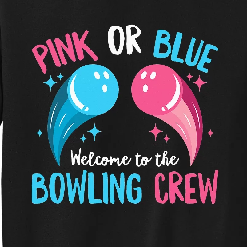 Gender Reveal Bowling Design for a Bowling Lover Tall Sweatshirt