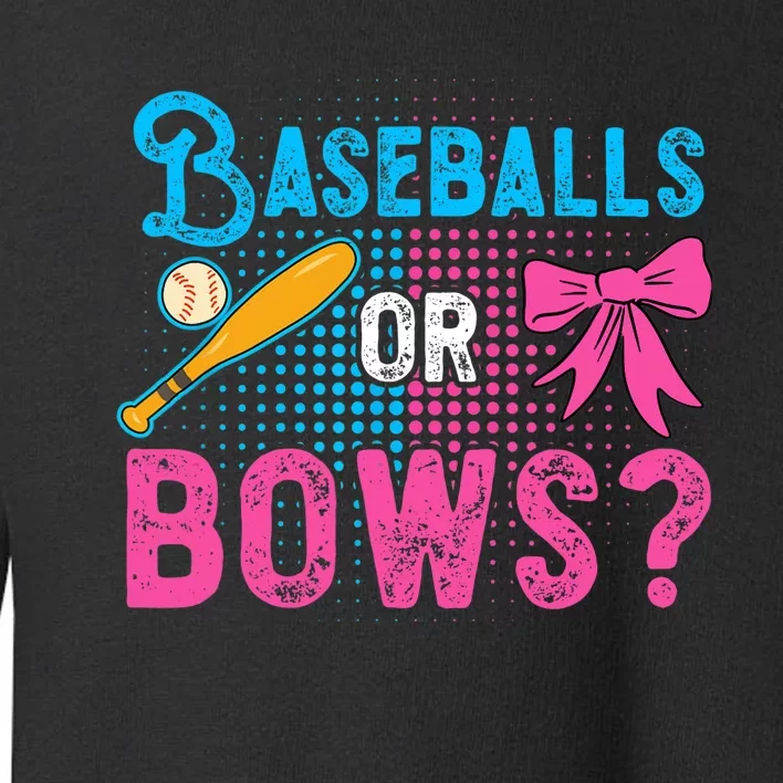 Gender Reveal Baseball Quote for a Baseball Family Toddler Sweatshirt