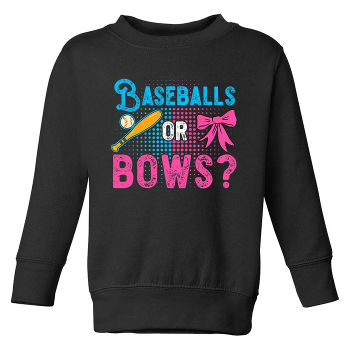 Gender Reveal Baseball Quote for a Baseball Family Toddler Sweatshirt