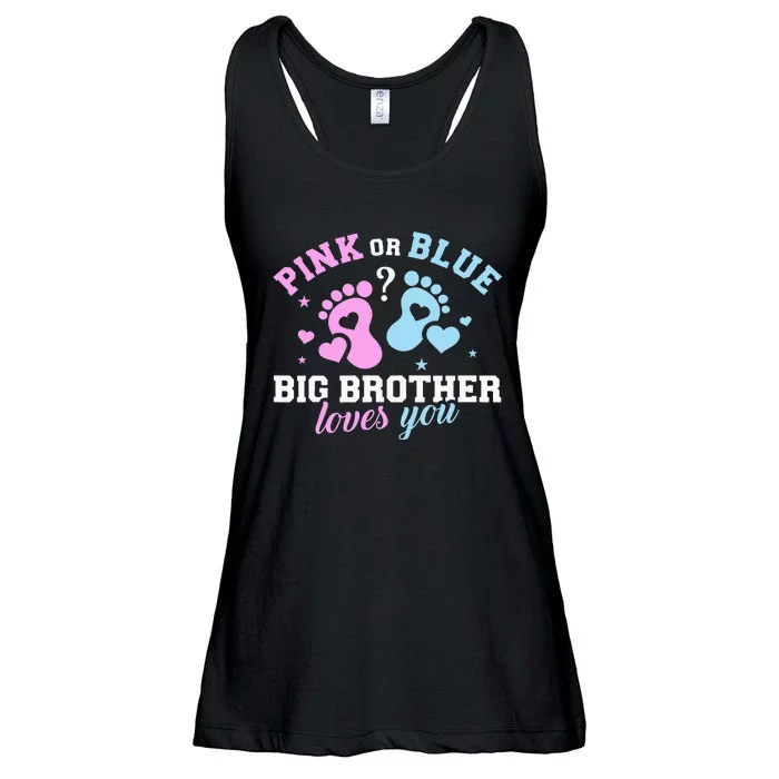 Gender reveal brother Ladies Essential Flowy Tank