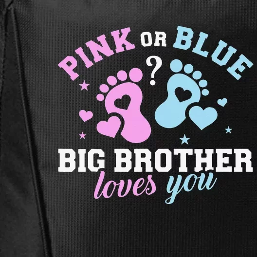 Gender reveal brother City Backpack