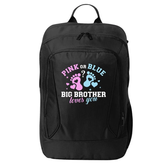 Gender reveal brother City Backpack