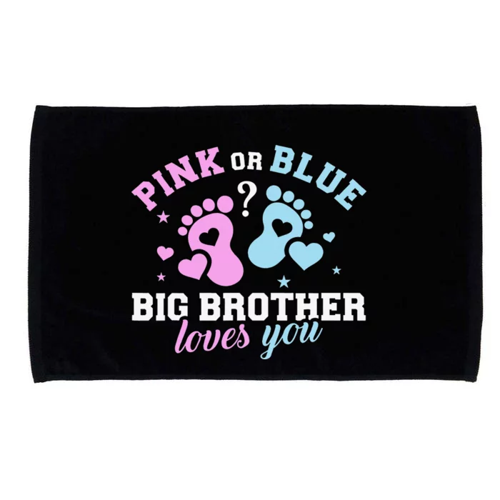 Gender reveal brother Microfiber Hand Towel